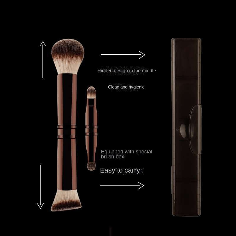 SomaGlow 4-in-1 Makeup Brush Set – Powder, Blush & Contour Brushes