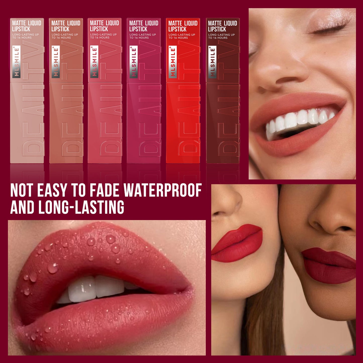 SomaGlow Matte Liquid Lipstick – Long-Lasting, Non-Stick & Transfer-Proof